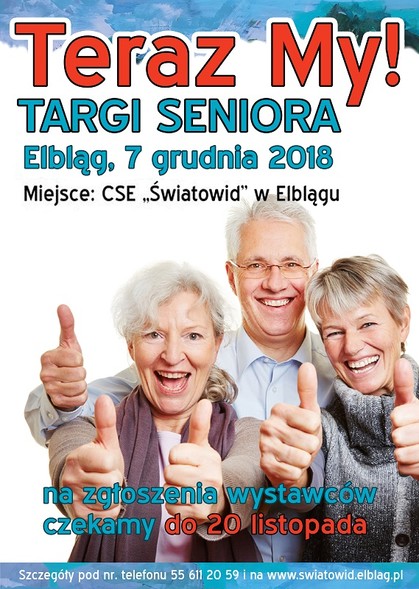 Elbląg, Weź udział w Targach Seniora Elbląg, Weź udział w Targach Seniora