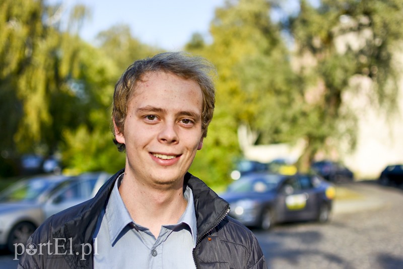 Elbląg, Robert Tyczyński, jeden z członków zespołu Sakin Ol (foto Michał Skroboszewski)