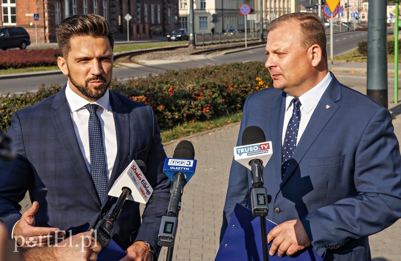 Elbląg, Michał Missan (po prawej) i Piotr Cieśliński Elbląg, Michał Missan (po prawej) i Piotr Cieśliński