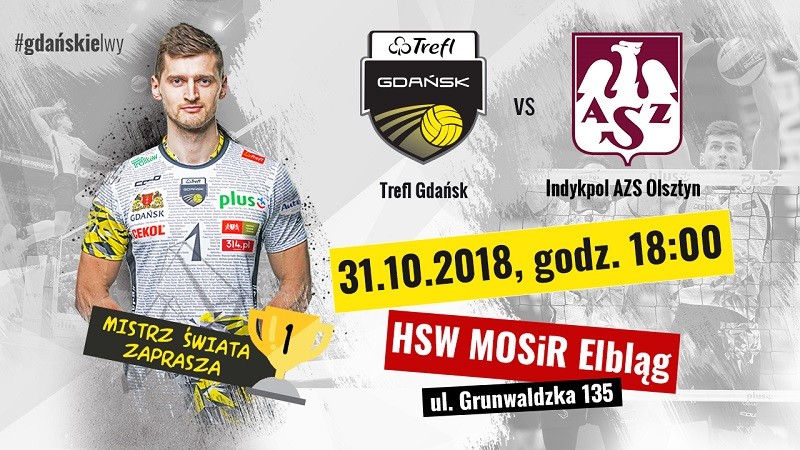 Elbląg, Gratka dla kibiców siatkarskich. Trefl zagra z Indykpolem