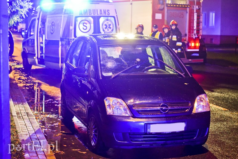 Elbląg, Pożar dachu i potrącenie kobiety w Pasłęku Elbląg, Pożar dachu i potrącenie kobiety w Pasłęku