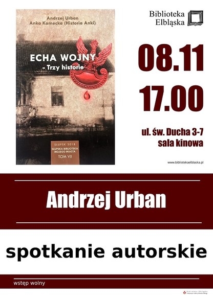 Elbląg, Promocja książki „Echa wojny. Trzy historie”