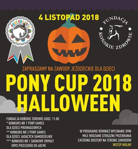 Elbląg, Zawody jeździeckie Pony Cup Halloween już niedługo!