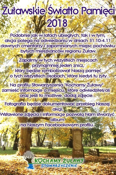 Elbląg, Włącz się w akcję "Żuławskie Światło Pamięci" Elbląg, Włącz się w akcję "Żuławskie Światło Pamięci"