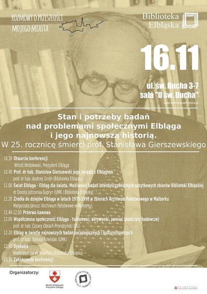 Elbląg, Badania problemów społecznych i historii Elbląga. Biblioteka zaprasza Elbląg, Badania problemów społecznych i historii Elbląga. Biblioteka zaprasza
