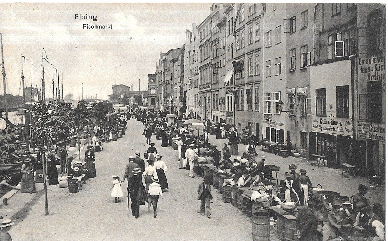 Elbląg, Dawno temu w Elblągu... na niebie można było dostrzec łunę