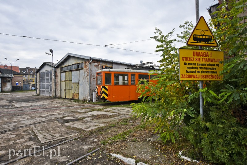 Elbląg, Tak wygląda zajezdnia tramwajowa przy ul. Browarnej