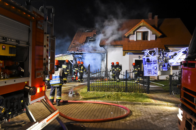 Elbląg, Pożar w Krasnym Lesie Elbląg, Pożar w Krasnym Lesie