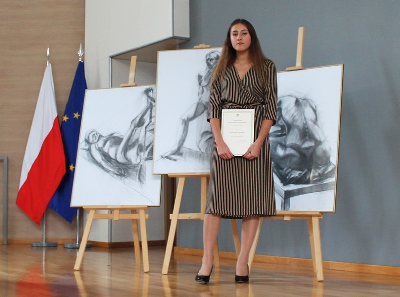 Elbląg, Uczennica Liceum Plastycznego doceniona przez premiera