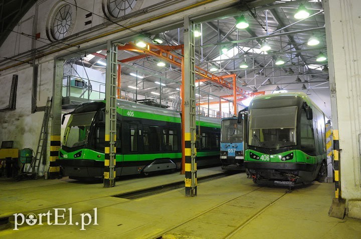 Elbląg, Zajezdnia tramwajowa przy ul. Browarnej