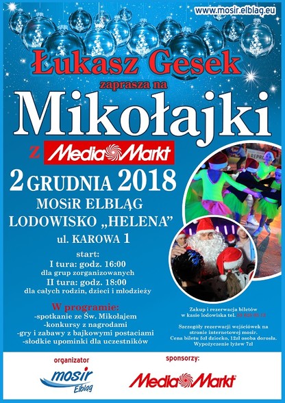 MOSiR zaprasza na Mikołajki na lodzie