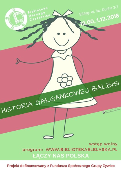 Elbląg, Historia gałgankowej Balbisi: warsztaty czytelnicze Elbląg, Historia gałgankowej Balbisi: warsztaty czytelnicze