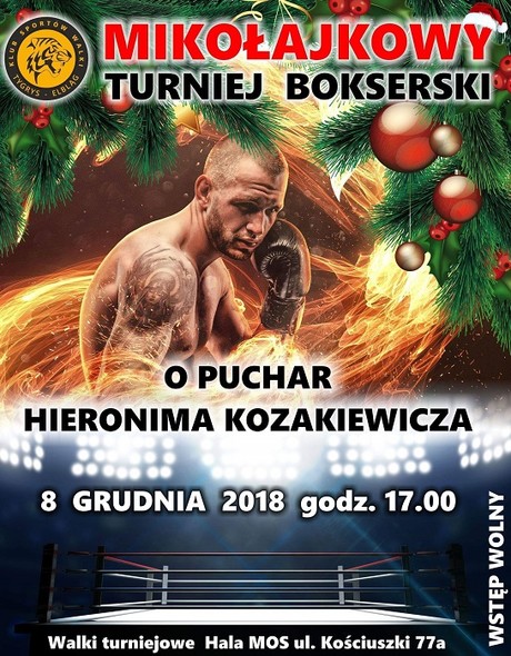 Elbląg, Mikołajkowy Turniej Bokserski już w sobotę Elbląg, Mikołajkowy Turniej Bokserski już w sobotę