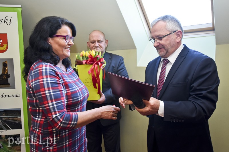 Elbląg, Izabela Malinowska została uhonorowana tytułem "wolontariusz powiatu elbląskiego 2018r."