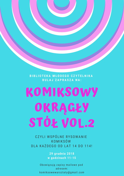 Elbląg, Drogie miłośniczki i drodzy miłośnicy komiksu!