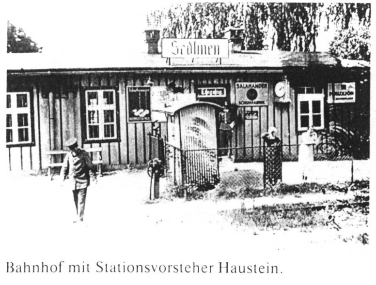 Elbląg, Dworzec w Sadinkach przed wojną