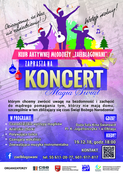 Elbląg, Koncert charytatywny na rzecz bezdomnych Elbląg, Koncert charytatywny na rzecz bezdomnych
