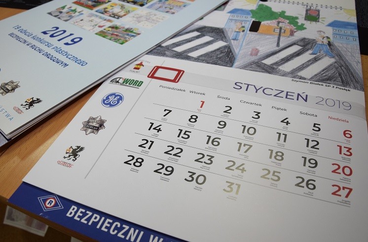 Elbląg, Bezpieczeństwo na 12 miesięcy. Ukazał się policyjny kalendarz