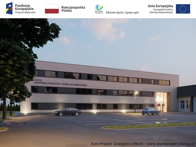 Trwa budowa Centrum Dydaktyki i Symulacji Medycznej w EUH-E Trwa budowa Centrum Dydaktyki i Symulacji Medycznej w EUH-E