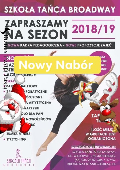 Zimowo i tanecznie w Szkole Tańca Broadway Zimowo i tanecznie w Szkole Tańca Broadway