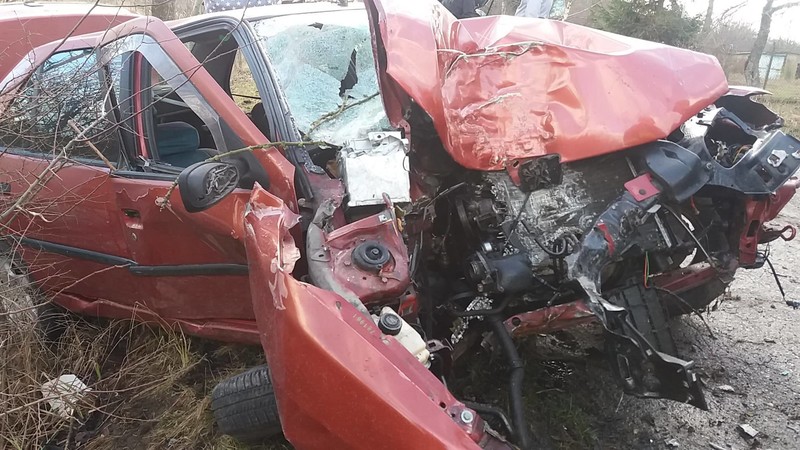 Elbląg, Uderzył w drzewo, nic mu się nie stało