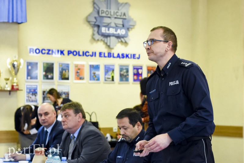 Elbląg, W elbląskiej komendzie policji podsumowano dziś rok 2018 Elbląg, W elbląskiej komendzie policji podsumowano dziś rok 2018