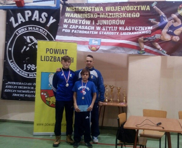 Elbląg, Zapaśnicy z medalami