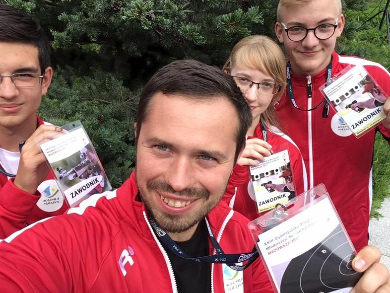 Elbląg, Bartosz Czerniawski z zawodnikami kadry województwa warmińsko - mazurskiego Elbląg, Bartosz Czerniawski z zawodnikami kadry województwa warmińsko - mazurskiego