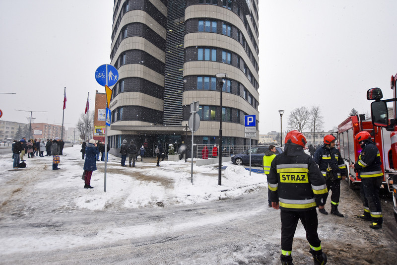 Elbląg, Ewakuacja sądu przy Płk. Dąbka (aktualizacja)