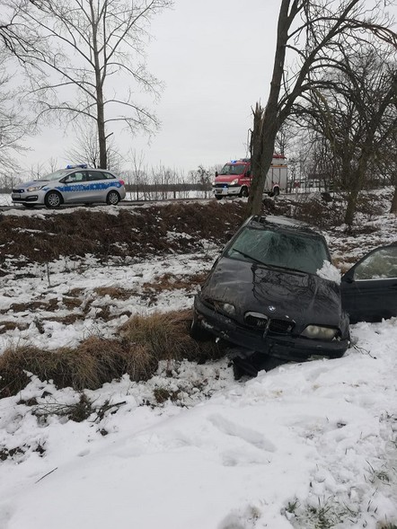 Elbląg, Młody kierowca stracił panowanie nad autem