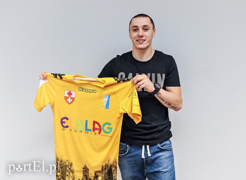 Elbląg, Wojciech Jurek podpisałe kontrakt z Olimpią Elbląg Elbląg, Wojciech Jurek podpisałe kontrakt z Olimpią Elbląg