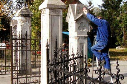 Elbląg, Remont na cmentarzu Elbląg, Remont na cmentarzu