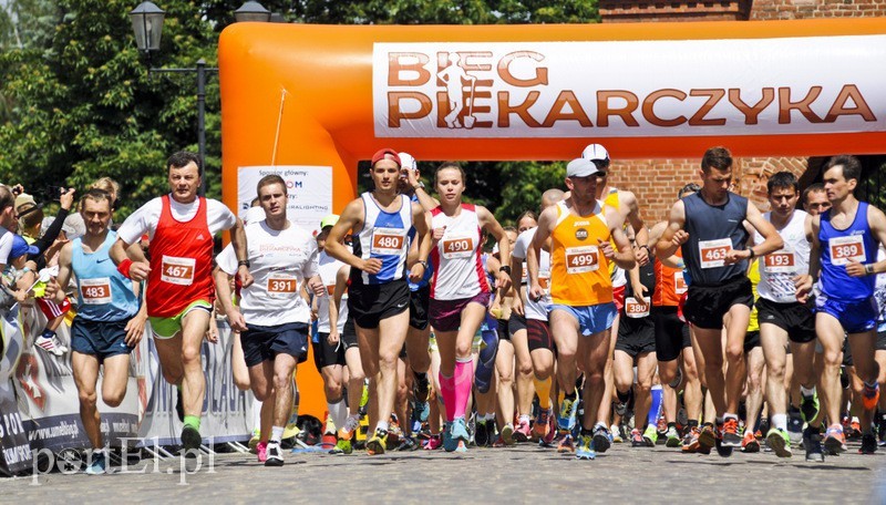 Elbląg, Ponad setka chętnych na Bieg Piekarczyka