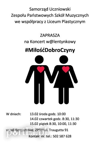 Elbląg, Szkoła muzyczna zaprasza na Walentynki Elbląg, Szkoła muzyczna zaprasza na Walentynki