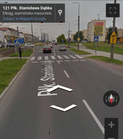 Elbląg, Zdjęcie pochodzi z Google Street View Elbląg, Zdjęcie pochodzi z Google Street View