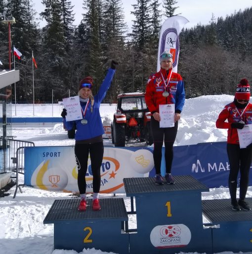 Elbląg, Iga Wojtasik na podium