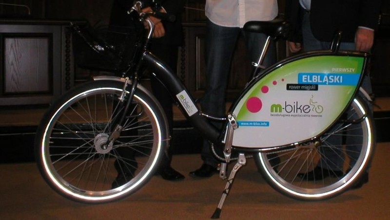 Elbląg, Taki rower miejski prezentowano w Elblągu już w 2011 roku