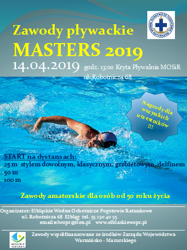 Weź udział w Zawodach Pływackich Masters 2019 Weź udział w Zawodach Pływackich Masters 2019