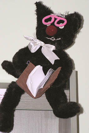 Elbląg, Czarny kot maskotką biblioteki