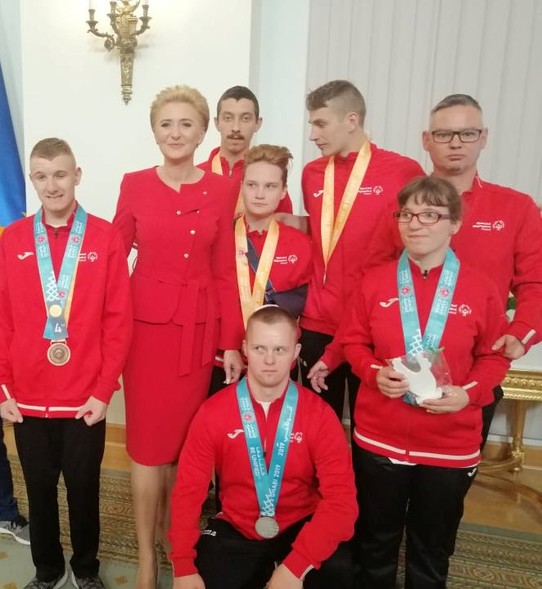 Elbląg, Reprezentacja Olimpiad Specjalnych z wizytą w Pałacu Prezydenckim Elbląg, Reprezentacja Olimpiad Specjalnych z wizytą w Pałacu Prezydenckim