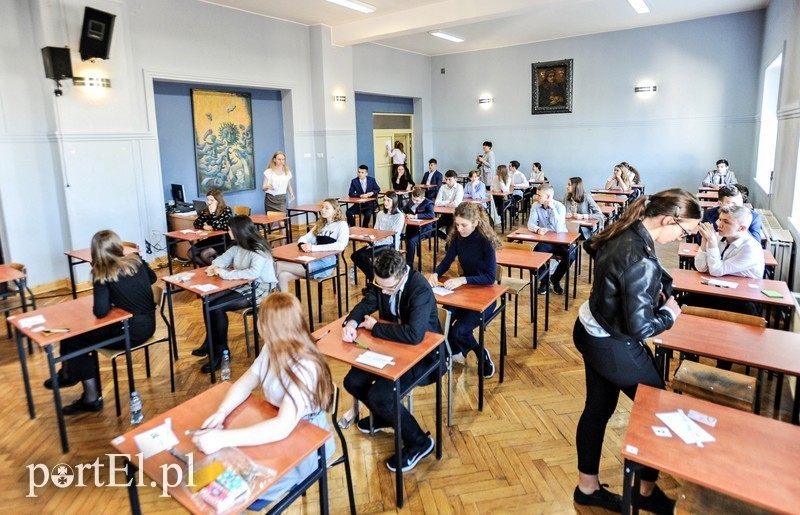 Elbląg, W Gimnazjum nr 3 do egzaminy zdawało prawie 200 uczniów