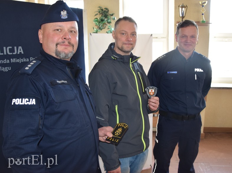 Elbląg, Szwedzki policjant w elbląskiej komendzie Elbląg, Szwedzki policjant w elbląskiej komendzie