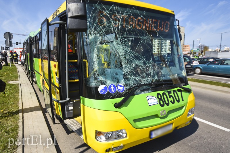 Elbląg, Autobus uderzył w rowerzystę, to dzisiaj już trzecie potrącenie!