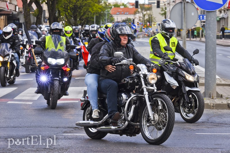 Elbląg, Paradę motocyklistów prowadził prezydent Witold Wróblewski