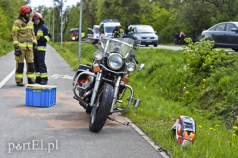 Elbląg, Wypadek motocyklisty na otwarcie sezonu