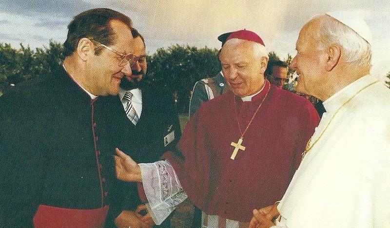 Elbląg, ks. Mieczysław Józefczyk i Jan Paweł II