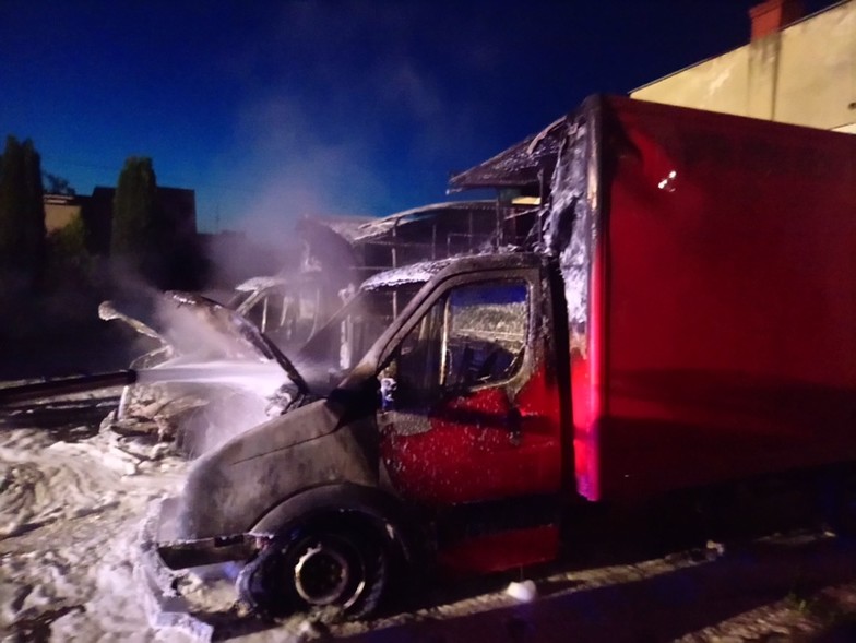 Elbląg, Nocny pożar w Braniewie