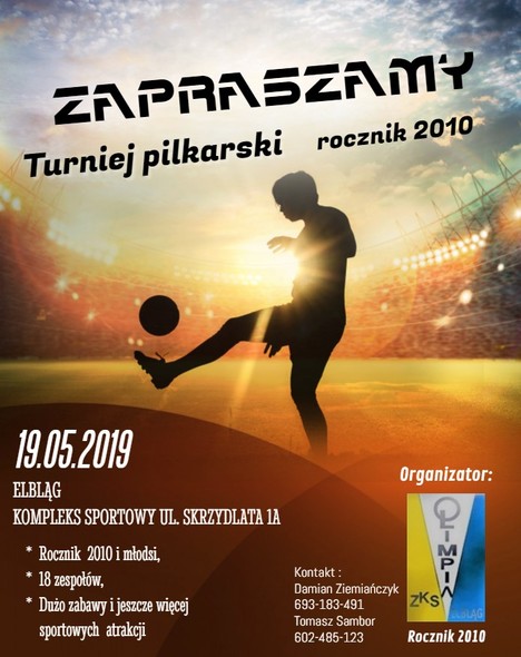 Elbląg, Olimpia Cup już w niedzielę Elbląg, Olimpia Cup już w niedzielę