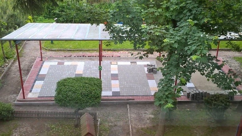 Elbląg, Jedyna taka gra chodnikowa w mieście