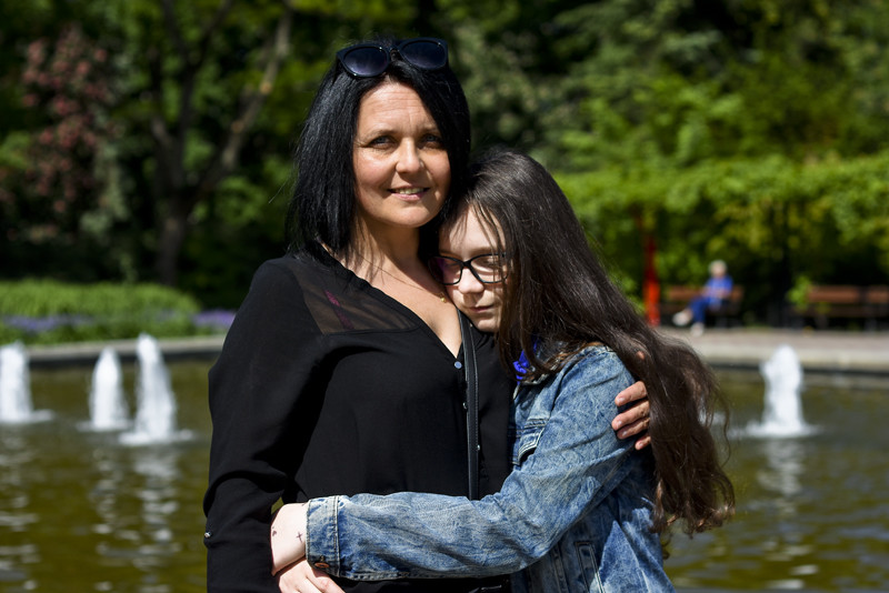 Elbląg, Tamara z mamą Wiolettą, Elbląg, Tamara z mamą Wiolettą,
